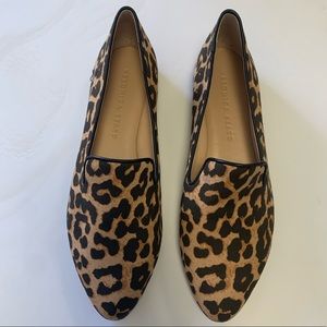 Veronica Beard Griffin leopard print loafers